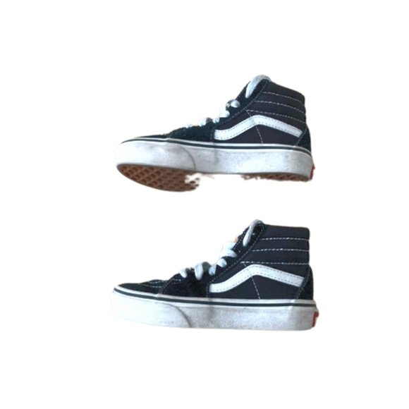 Kids High Top "Off the wall Vans" Size 11.5 - Picture 4 of 10